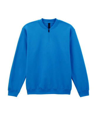 SOFTSTYLE MIDWEIGHT ADULT FLEECE 1/4 ZIP SWEATSHIRT