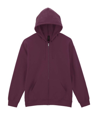 SOFTSTYLE® MIDWEIGHT FLEECE ADULT FULL ZIP HOODED SWEATSHIRT