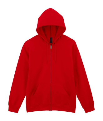 SOFTSTYLE® MIDWEIGHT FLEECE ADULT FULL ZIP HOODED SWEATSHIRT