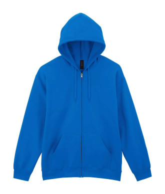 SOFTSTYLE® MIDWEIGHT FLEECE ADULT FULL ZIP HOODED SWEATSHIRT