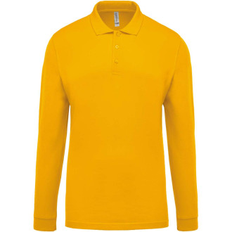 MEN'S LONG-SLEEVED PIQUÉ POLO SHIRT