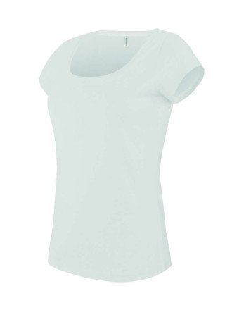 LADIES’ BOAT NECK SHORT-SLEEVED T-SHIRT