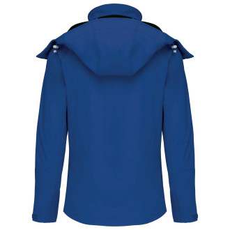 LADIES' DETACHABLE HOODED SOFTSHELL JACKET