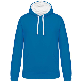 MEN'S CONTRAST HOODED SWEATSHIRT
