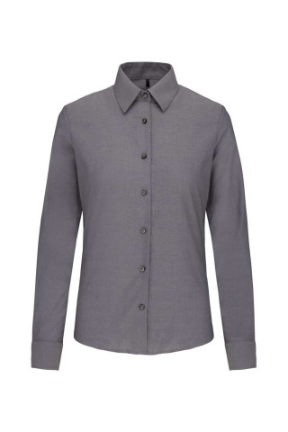 LADIES' LONG-SLEEVED OXFORD SHIRT