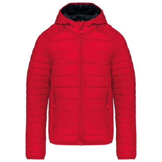 KIDS' LIGHTWEIGHT HOODED PADDED JACKET