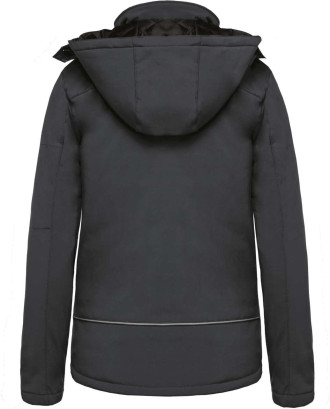 LADIES’ HOODED SOFTSHELL LINED PARKA