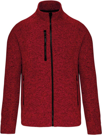 MEN'S FULL ZIP HEATHER JACKET