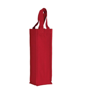 COTTON CANVAS BOTTLE BAG