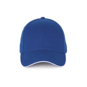 CAP WITH CONTRASTING SANDWICH PEAK - 6PANELS