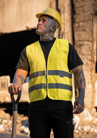 SAFETY VEST WITH ZIPPER "COLOGNE"