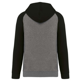 ADULT TWO-TONE HOODED SWEATSHIRT
