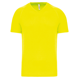 MEN’S V-NECK SHORT SLEEVE SPORTS T-SHIRT