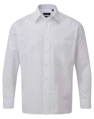 MEN'S LONG SLEEVE POPLIN SHIRT