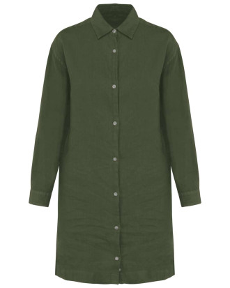 LADIES' LINEN DRESS SHIRT