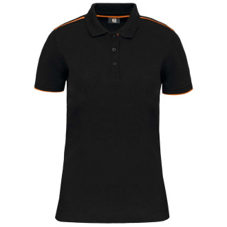 LADIES' SHORT-SLEEVED CONTRASTING DAYTODAY POLO SHIRT