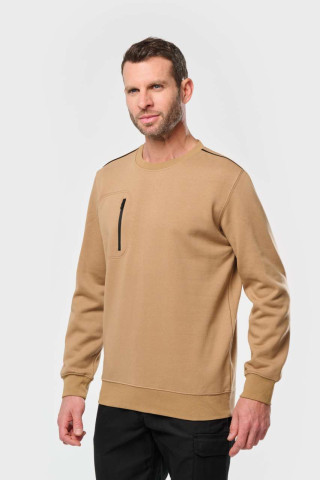 DAYTODAY UNISEX PULOVER S KONTRASTNIM DŽEPOM