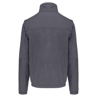 FLEECE JACKET WITH REMOVABLE SLEEVES